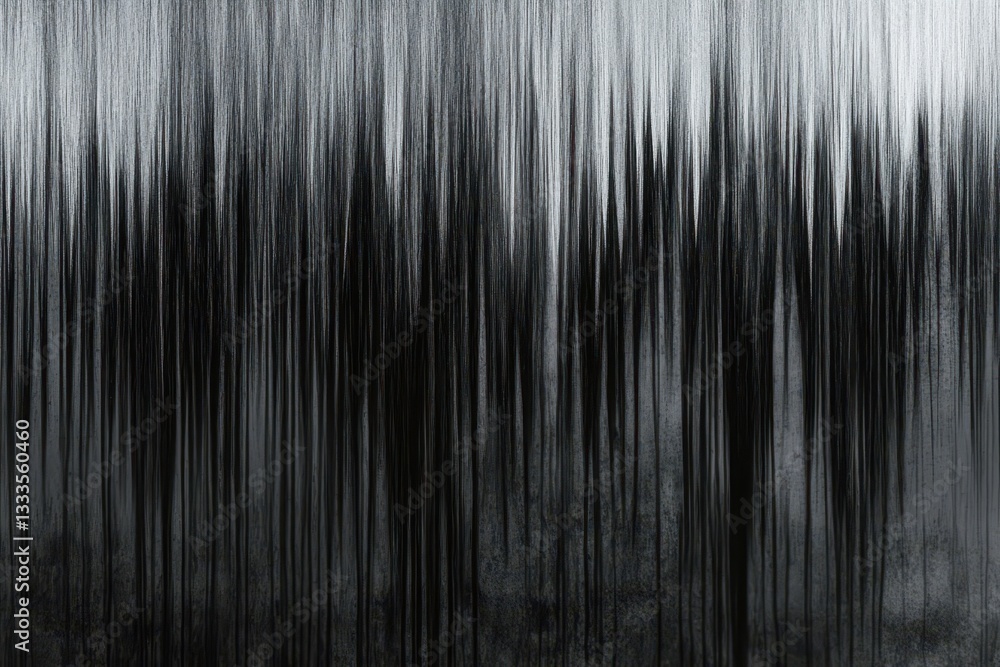 Poster textured lines: abstract lines create a dynamic pattern in shades of gray. the interplay of light an