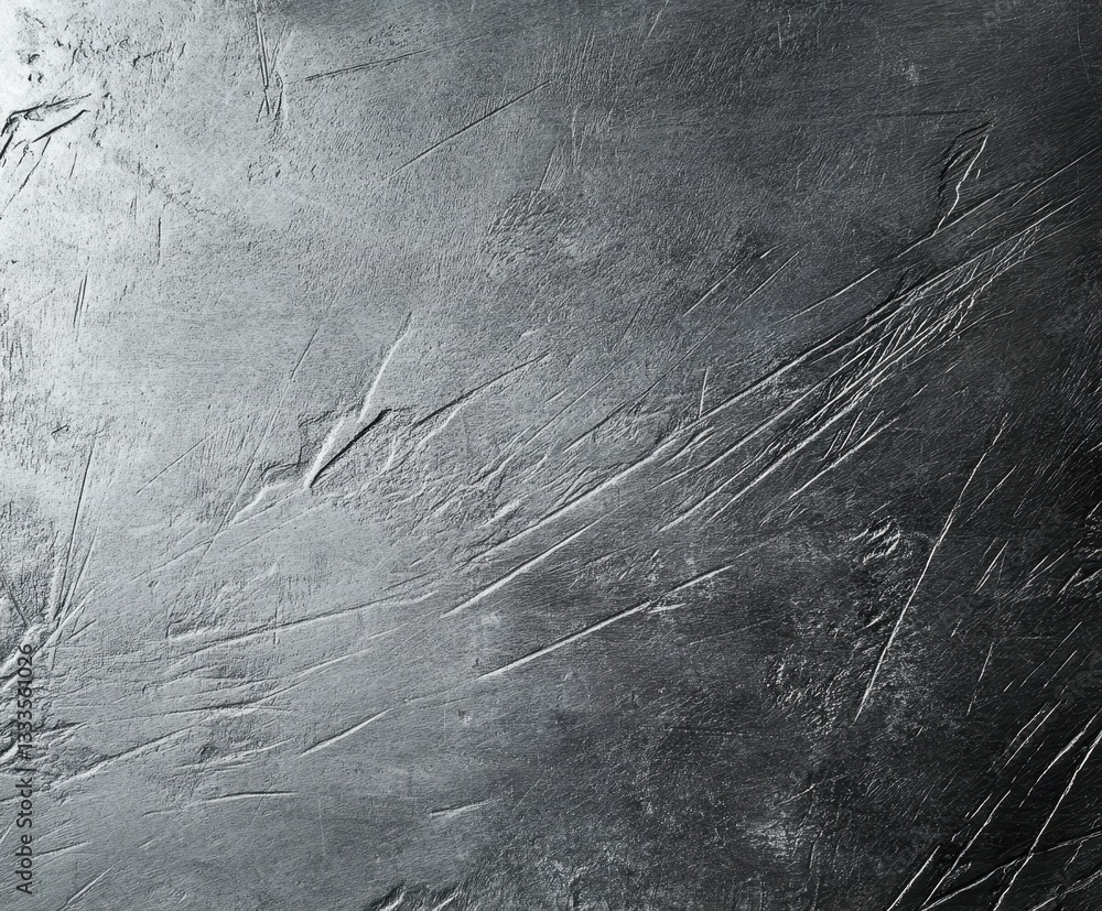 Poster metallic textures: a close-up view of a metallic surface shows a textured pattern, capturing the rug