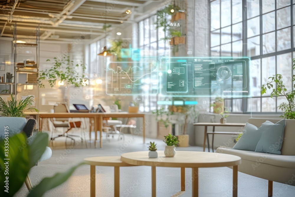 Poster coworking studio uses holograms for secure messaging