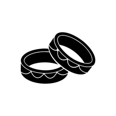 creative details Stackable Rings Icon vector illustration