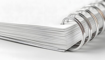 Spiral Bound Notebook Close Up