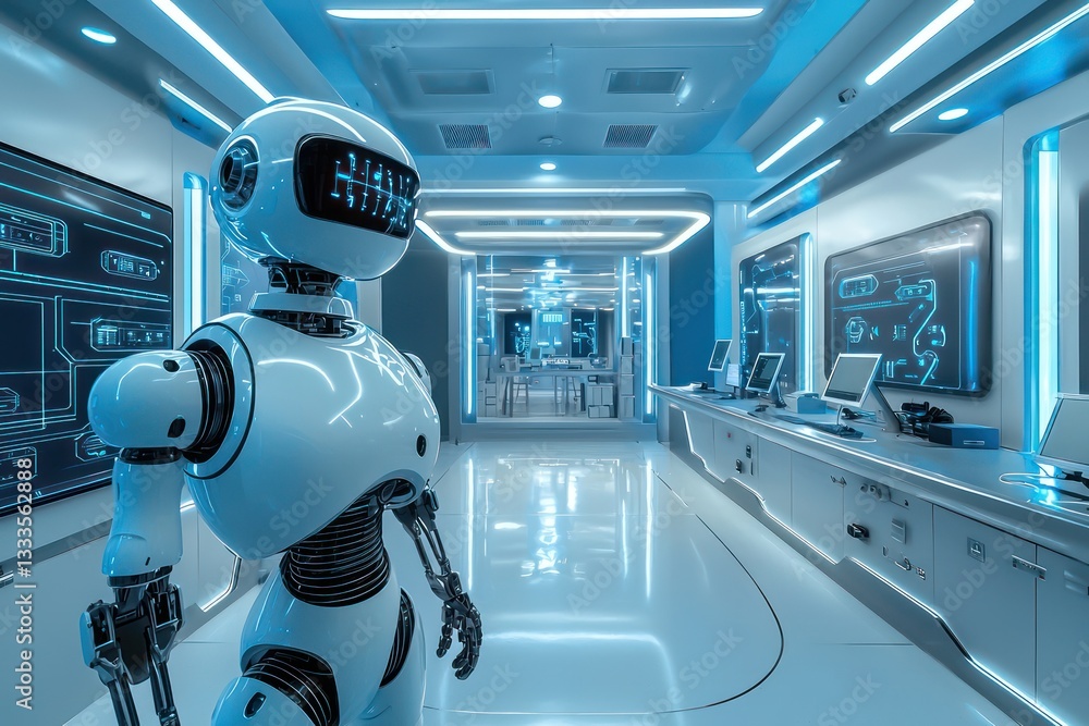  robotics center focuses on problem-solving with advanced ar simulations.