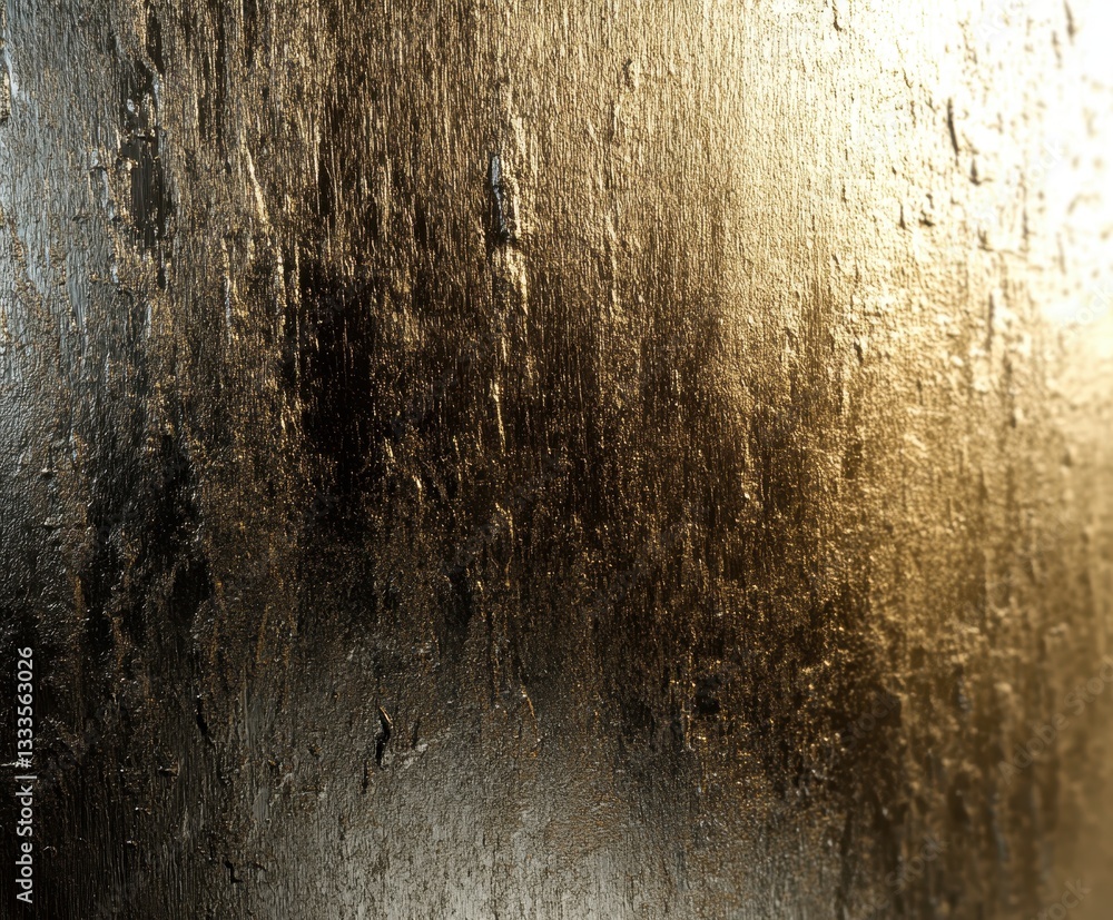 Poster abstract metallic texture: the image is an abstract close-up shot, textures of metallic material, pa
