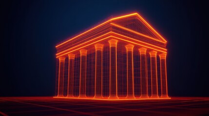 Obraz premium Online banking systems and digital payments. Modern banking that primarily relies on online transactions. A cashless society. Digital banking and online banking.