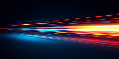 colorful gradient speed motion light blur effect on black background,vibrant speed line for design banner poster wallpaper