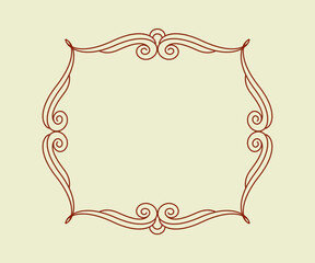 922.eps  vintage frame for text