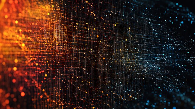 Digital blockchain ledger and security infrastructure high resolution wallpaper