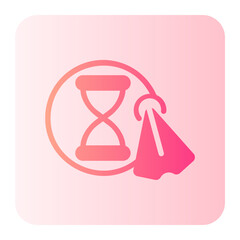 hourglass gradient icon