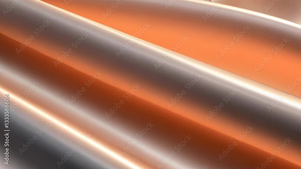 Poster flowing fabric with a smooth and wavy pattern