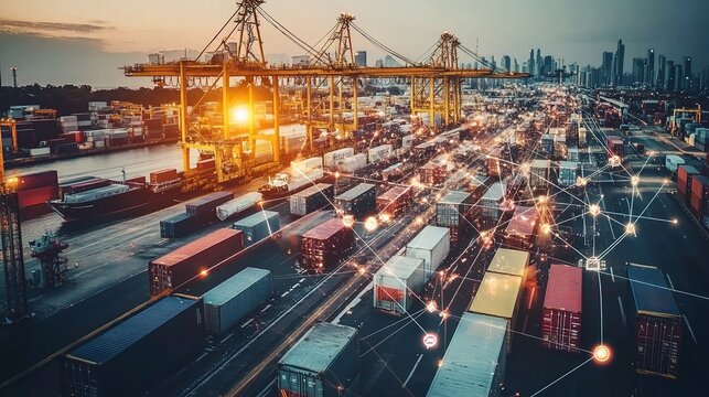 Smart Logistics Network with IoT Tracking and Real-Time Data Insights