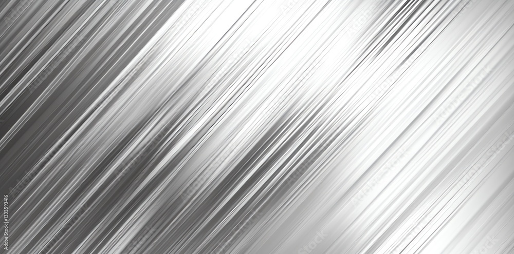 Poster silver abstract lines background with light reflection creates a modern design