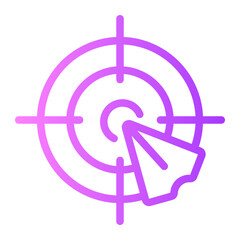 Target gradient icon