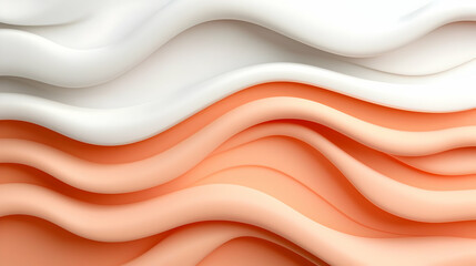 Obraz premium Abstract Warm Gradient Background with Flowing Waves