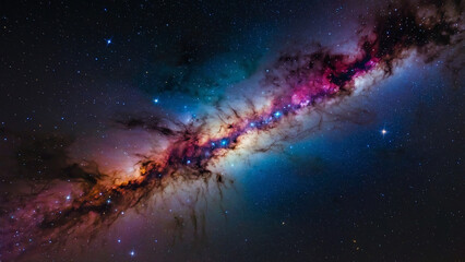 Obraz premium space background with stars