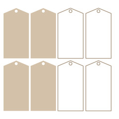 Minimalist Blank Gift Tags Set &ndash; Perfect for DIY, Craft, and Packaging
