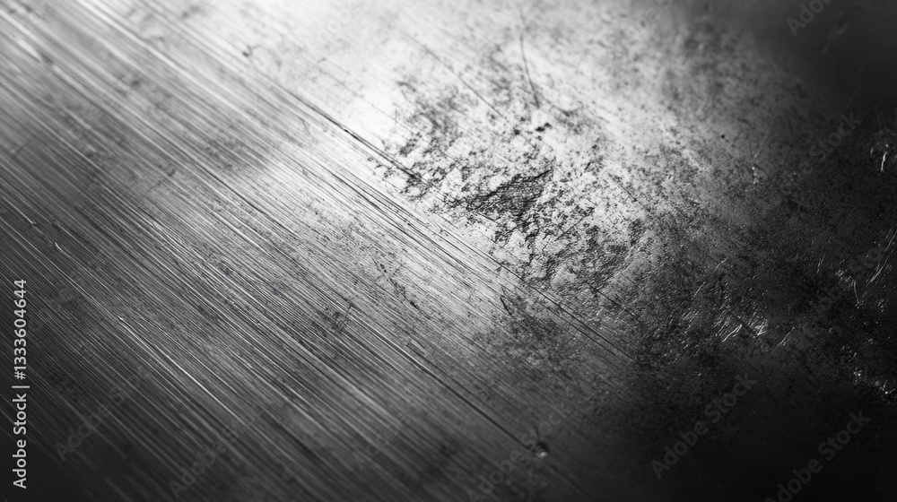 Poster metallic texture: the image is an abstract display of metallic texture. the rough surface hints at t