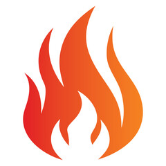 Red Fire Flame Vector Illustration for Bold Designs