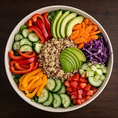 fresh vegetables on a plate