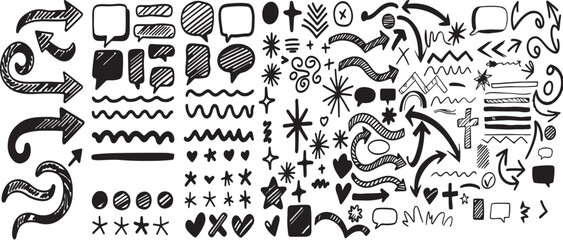 new tattoo design  line art .Vintage seamless pattern set with skulls cats and ornate floral elements.