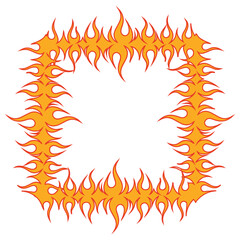 Fire Flames Clipart for Sublimation Printing
