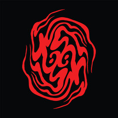 fire japanese traditional element graphic tattoo