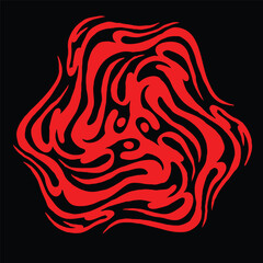 fire japanese traditional element graphic tattoo