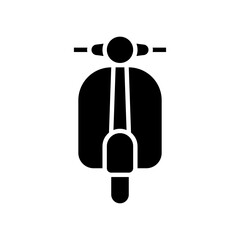 motorbike vector illustration. motorcycle silhouette design