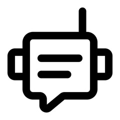chat bot icon for illustration
