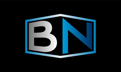 bn logo, bn letter logo design, abstract, letter, graphic, font, typography,