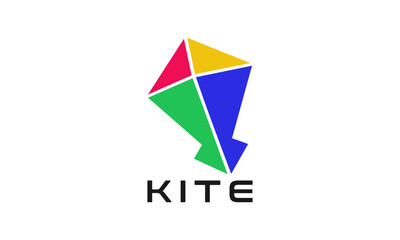 kite logo, kite icon, kite, illustration, icon, graphic, fly, fun,