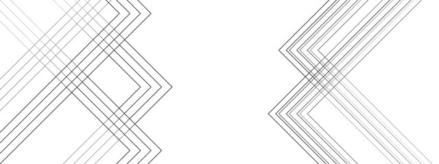 Abstract Linear Geometric Pattern in gray. White geometric overlap layer design. Stripes background design with layers of Geometric shapes. line elegant colorful striped diagonal line technology 