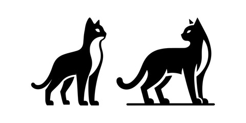 cat silhouette vector