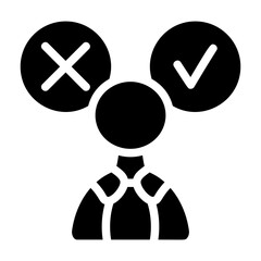 Decision Making Solid Icon