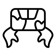 Love Letter Wings Line Icon