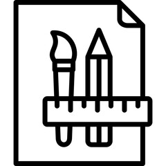 equipment stationery icon