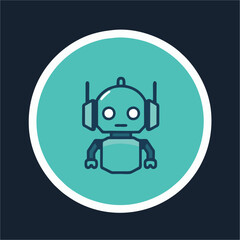 Flat Design Robot Illustrations - Digital Future and AI