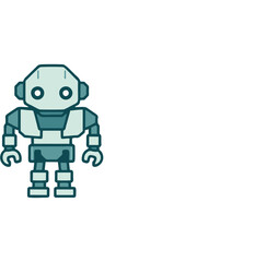 Flat Design Robot Illustrations - Digital Future and AI