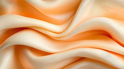 Fototapeta premium Soft Cream and Peach Fabric Texture Background