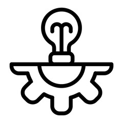 Creative Innovation Line Icon