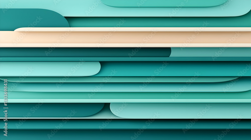 Poster teal gradient minimalist background with smooth texture