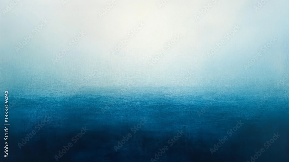 Poster soft ethereal blue canvas with seamless transitioning background