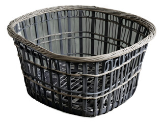 Obraz premium A meticulously crafted hyperrealistic laundry basket with folded clothes inside