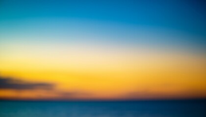 Obraz premium yellow blue gradient blur backdrop