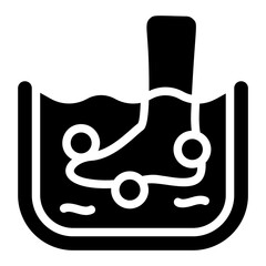 Feet spa Solid Icon