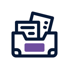 archive dual tone icon. Sleek and modern vector icon for websites, mobile apps, marketing materials, and corporate design. Fully scalable and ready to use.