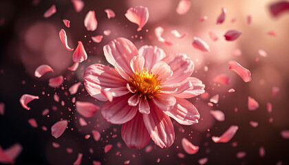 pink flowers background