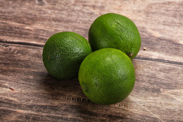 Green sour tropical Lime fruit