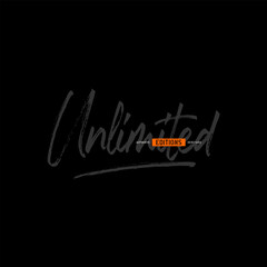unlimited edition abstract text