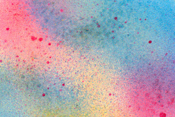 カラフルなスプレー塗料で塗った背景
