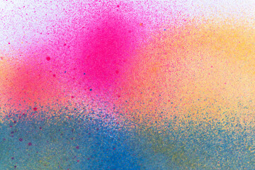 カラフルなスプレー塗料で塗った背景
